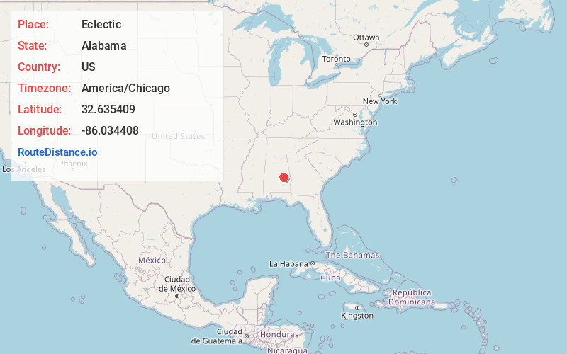 Map of Eclectic