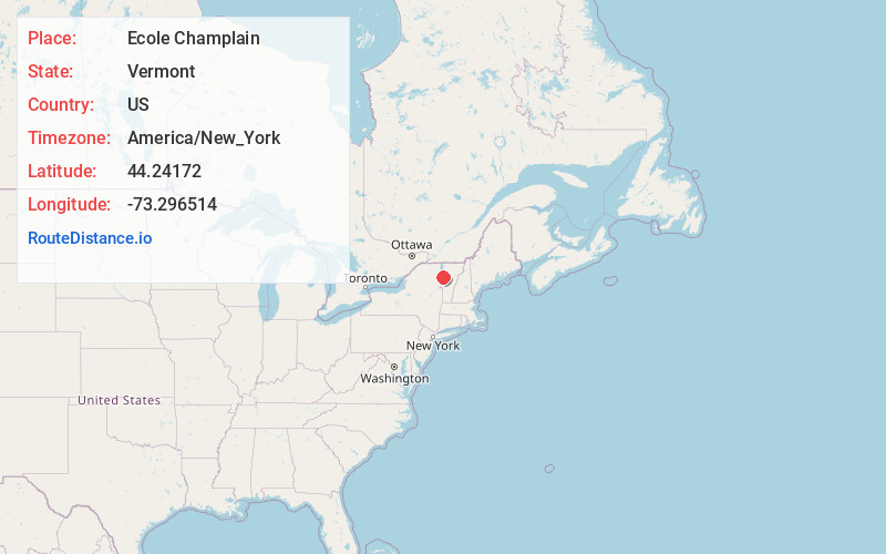 Map of Ecole Champlain