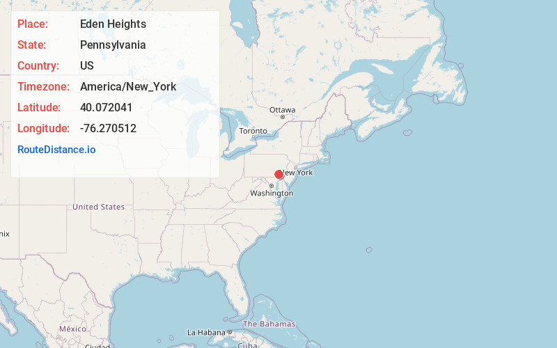Map of Eden Heights