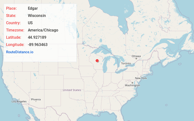 Map of Edgar