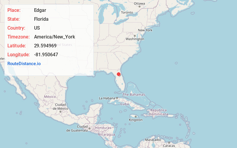 Map of Edgar