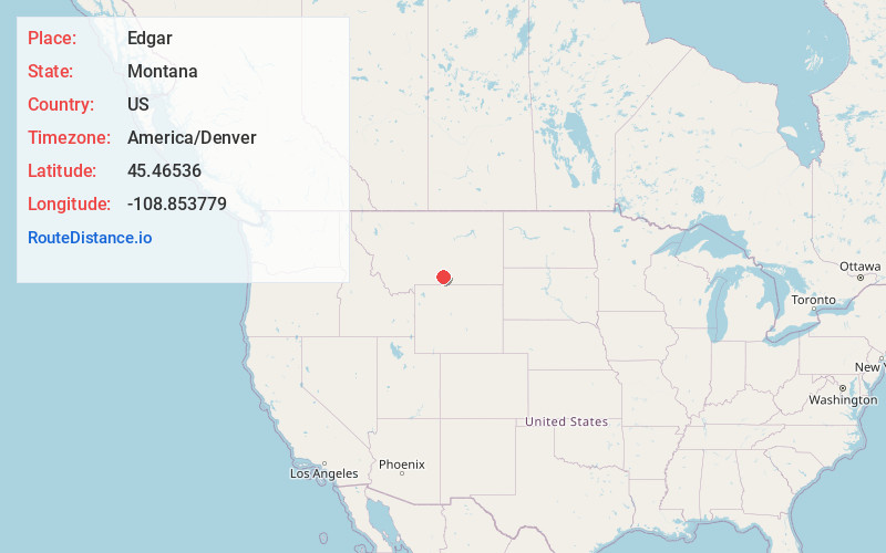 Map of Edgar
