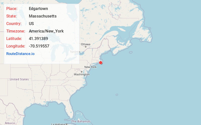 Map of Edgartown