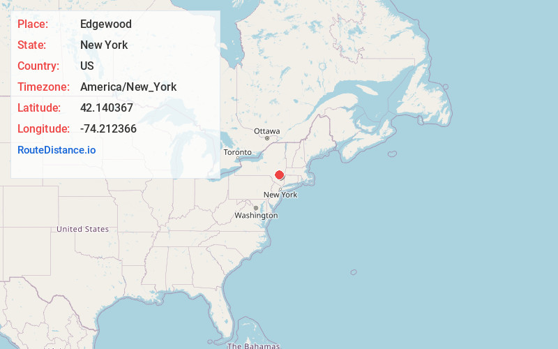 Map of Edgewood