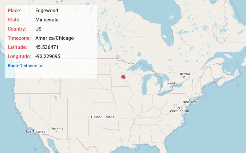 Map of Edgewood
