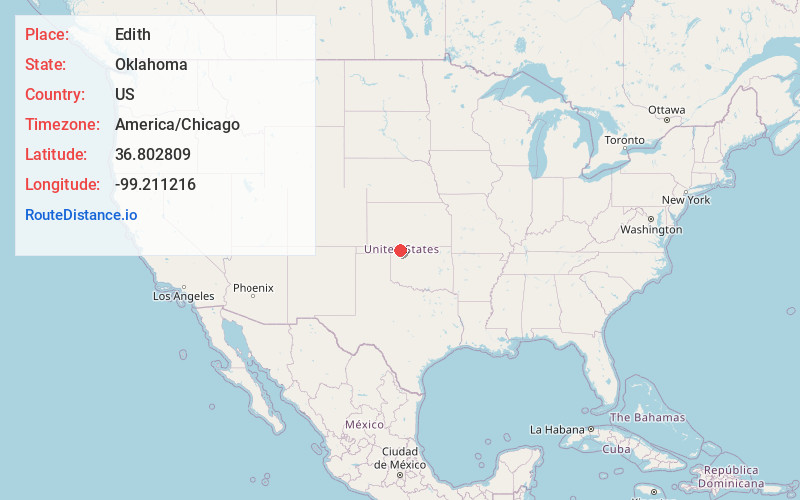 Map of Edith