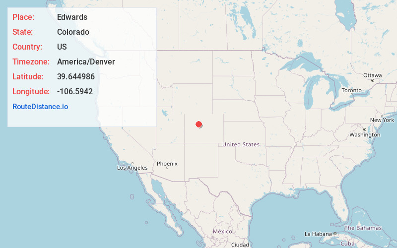 Map of Edwards