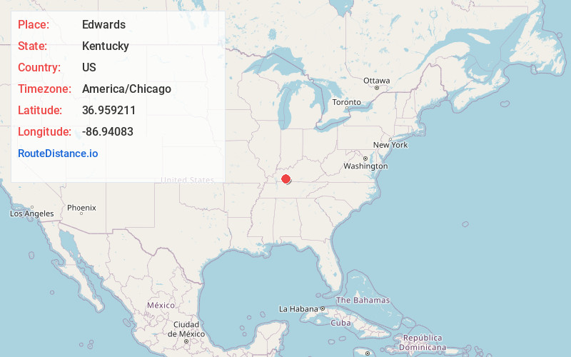 Map of Edwards