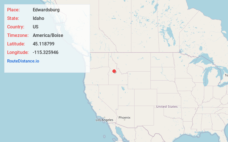 Map of Edwardsburg