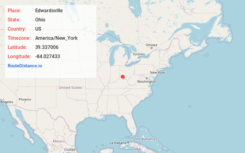 Map of Edwardsville