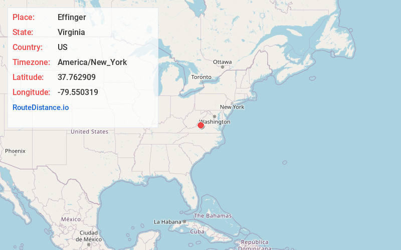 Map of Effinger
