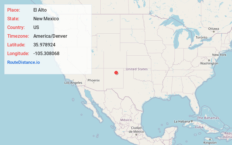 Map of El Alto