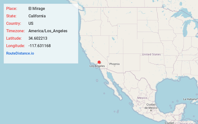 Map of El Mirage