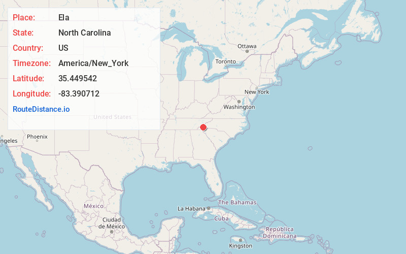 Map of Ela