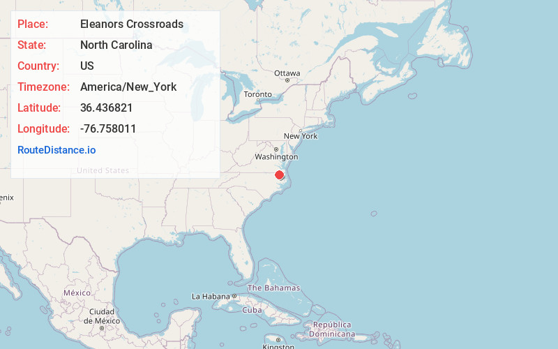 Map of Eleanors Crossroads