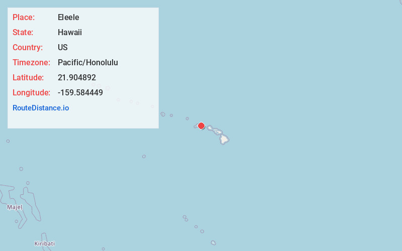 Map of Eleele