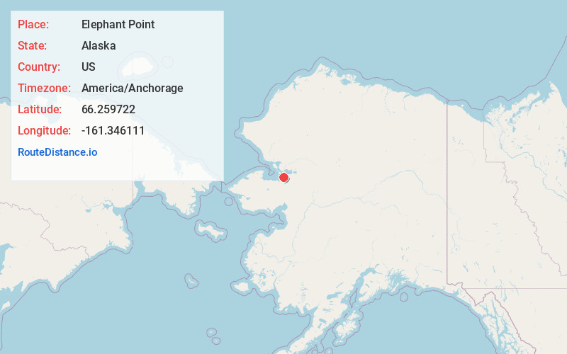 Map of Elephant Point