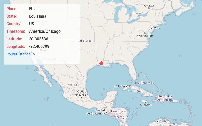 Map of Ellis