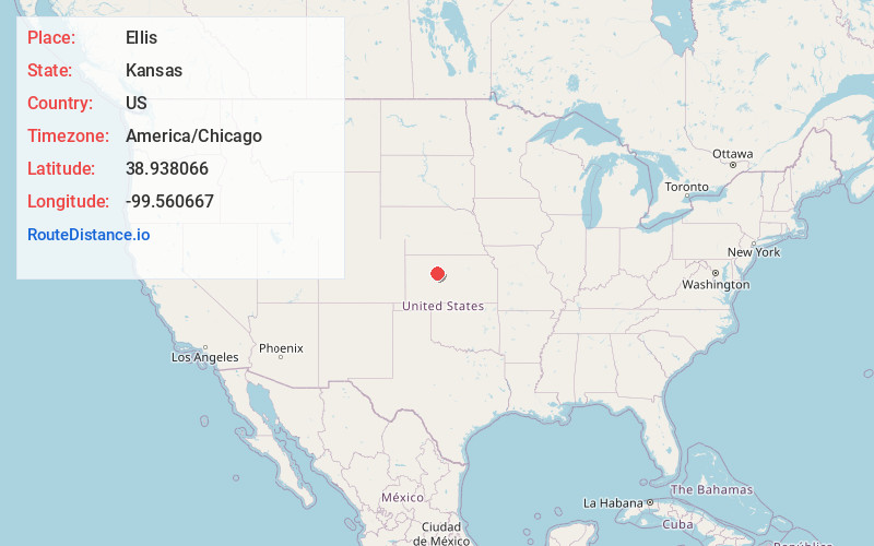 Map of Ellis