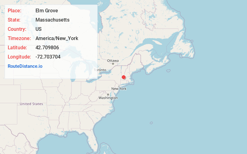 Map of Elm Grove