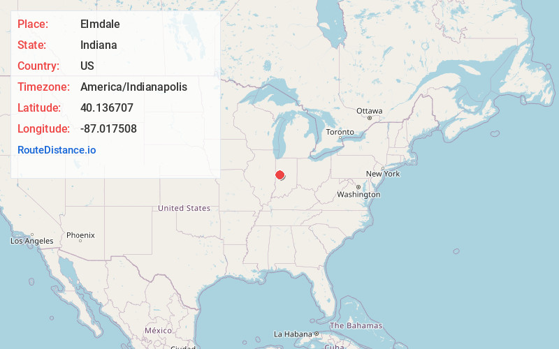 Map of Elmdale