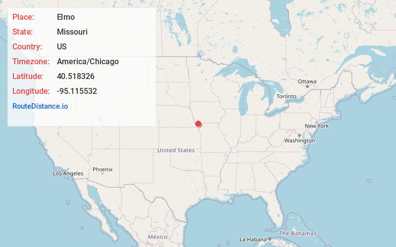 Map of Elmo