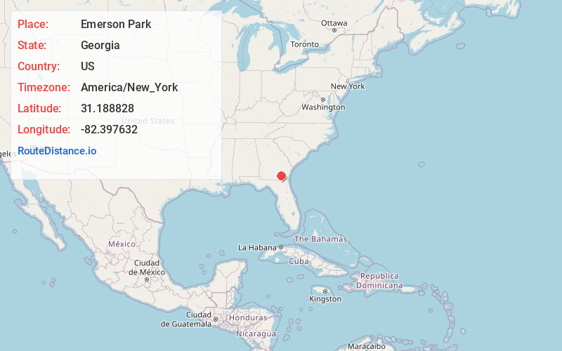 Map of Emerson Park