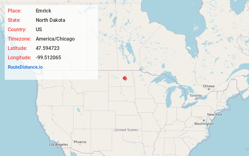 Map of Emrick