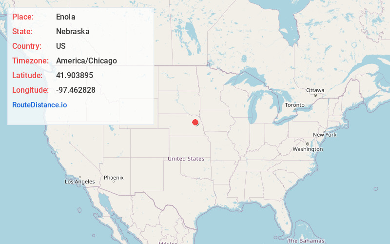 Map of Enola