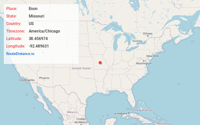 Map of Enon