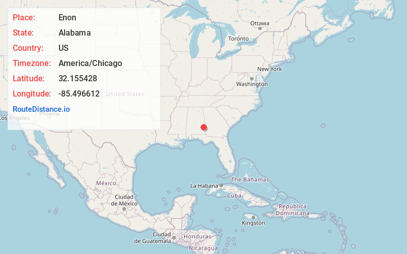 Map of Enon