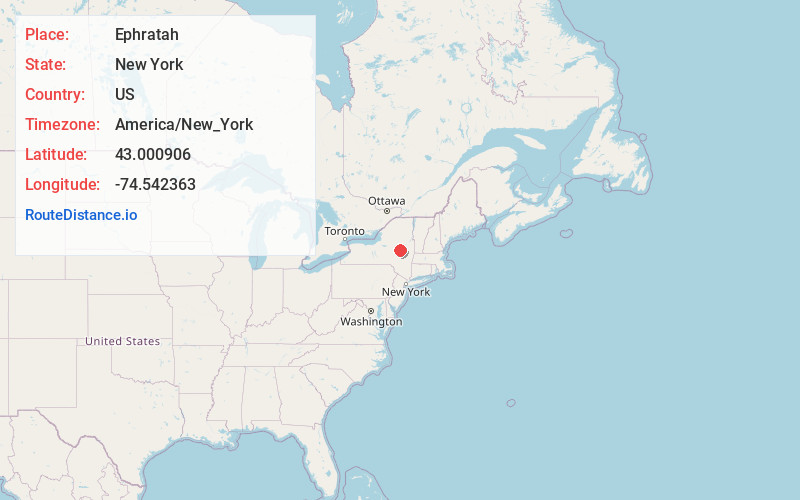 Map of Ephratah