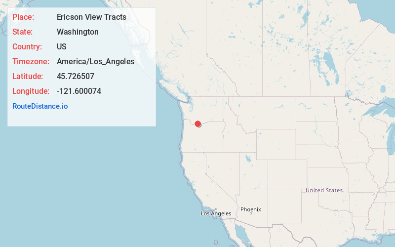 Map of Ericson View Tracts