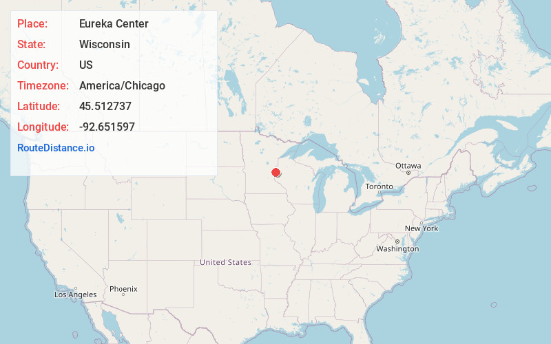 Map of Eureka Center