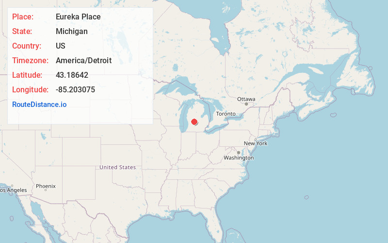 Map of Eureka Place