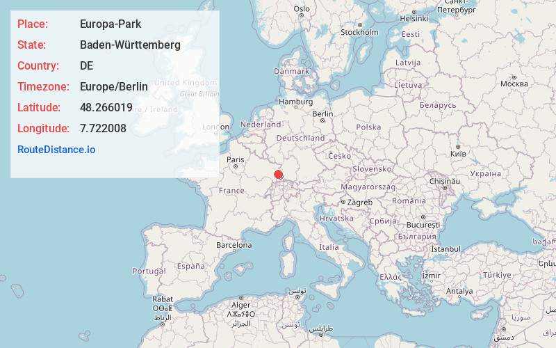 Map of Europa-Park
