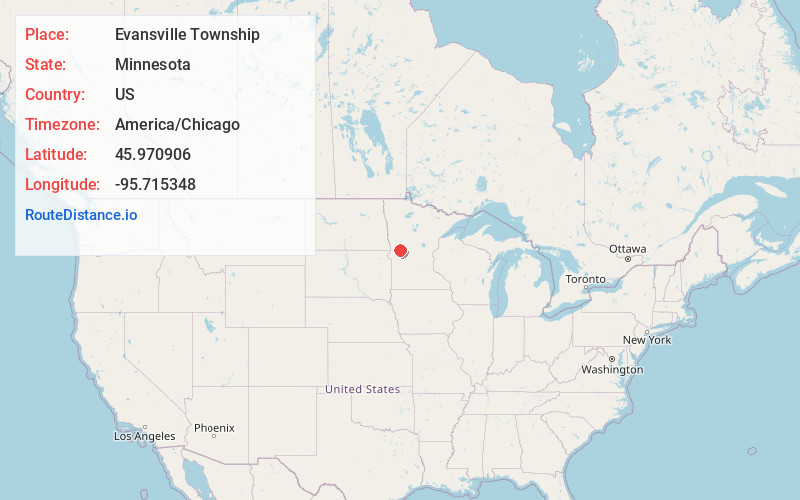 Map of Evansville Township