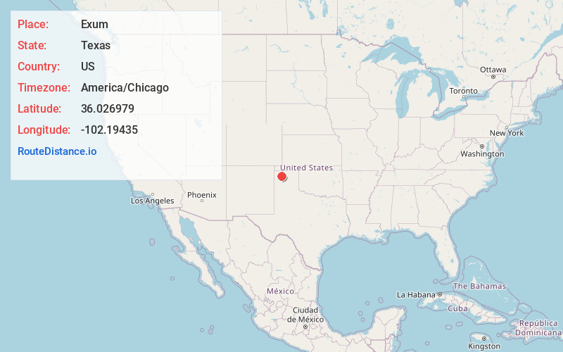 Map of Exum