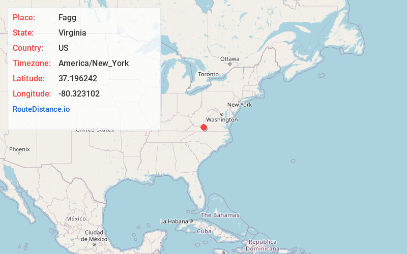 Map of Fagg