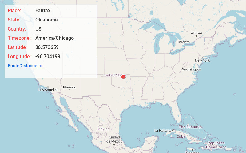 Map of Fairfax