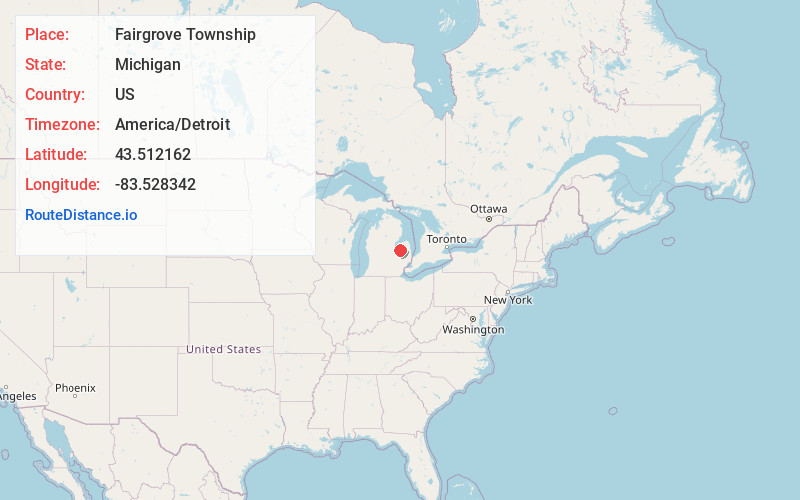 Map of Fairgrove Township