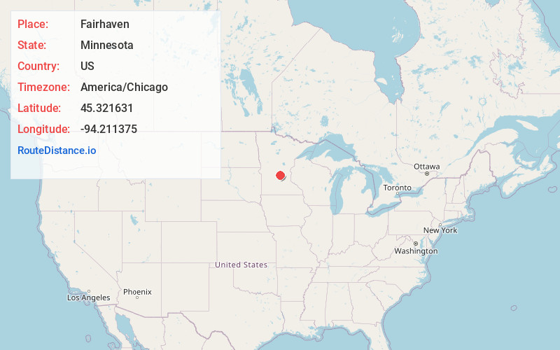 Map of Fairhaven