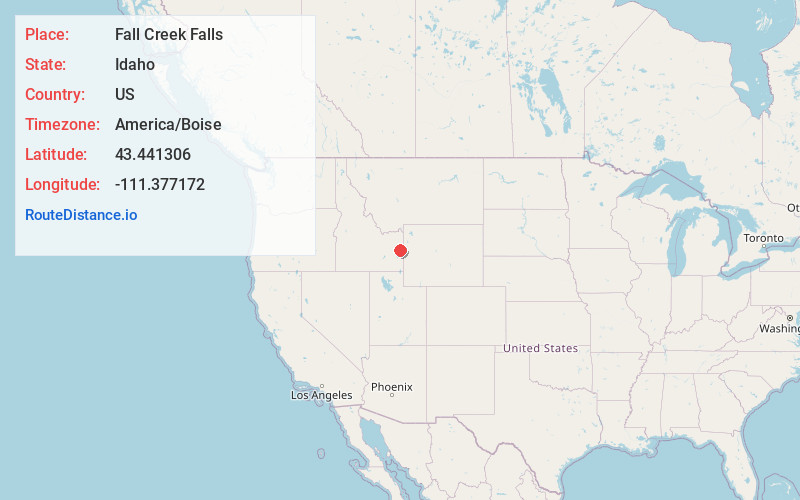 Map of Fall Creek Falls