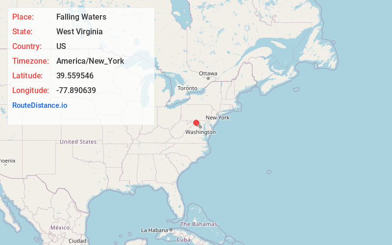 Map of Falling Waters