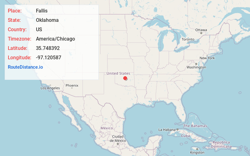 Map of Fallis