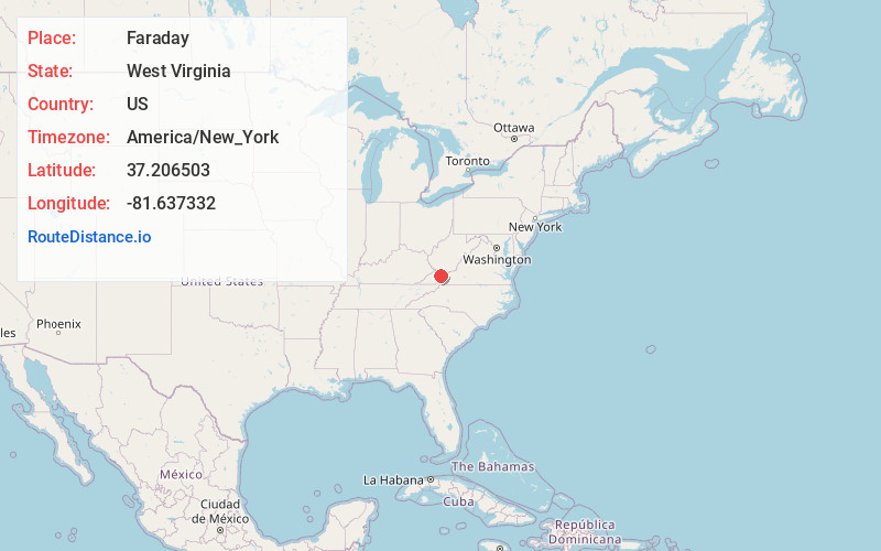Map of Faraday