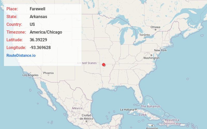 Map of Farewell