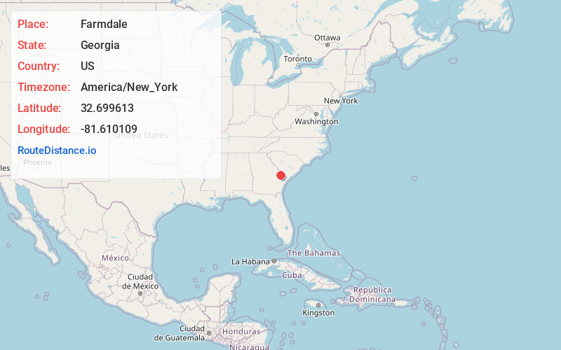 Map of Farmdale