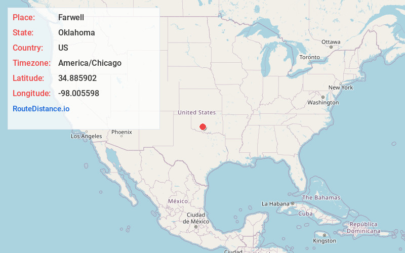 Map of Farwell