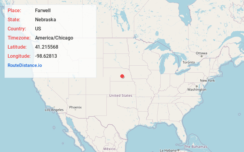 Map of Farwell